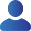 People blue icon